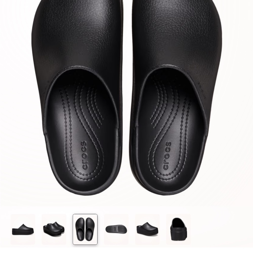 Dylan Black Platform Clogs NWT - image 2